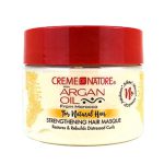 شیرماسک مو تقویت کننده آرگان کرم اف نیچر Creme of Nature Argan Oil Strengthening Milk Masque