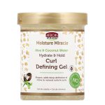 ژل حالتدهنده آلوئه ورا و آب نارگیل افریکن پراید African Pride Moisture Miracle Aloe and Coconut water Hydrate & Hold Curl Defining Hair Gel