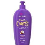 شیرمو گره بازکن آذی Aussie Miracle Curls with Coconut Oil, Paraben Free Detangling Milk