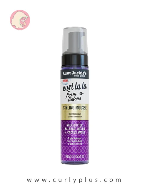 curl lala mousse موس - فوم حالتدهنده کرل لالا انت جکیز Curl La La Foam-a-licious Styling Mousse - تصویر 1